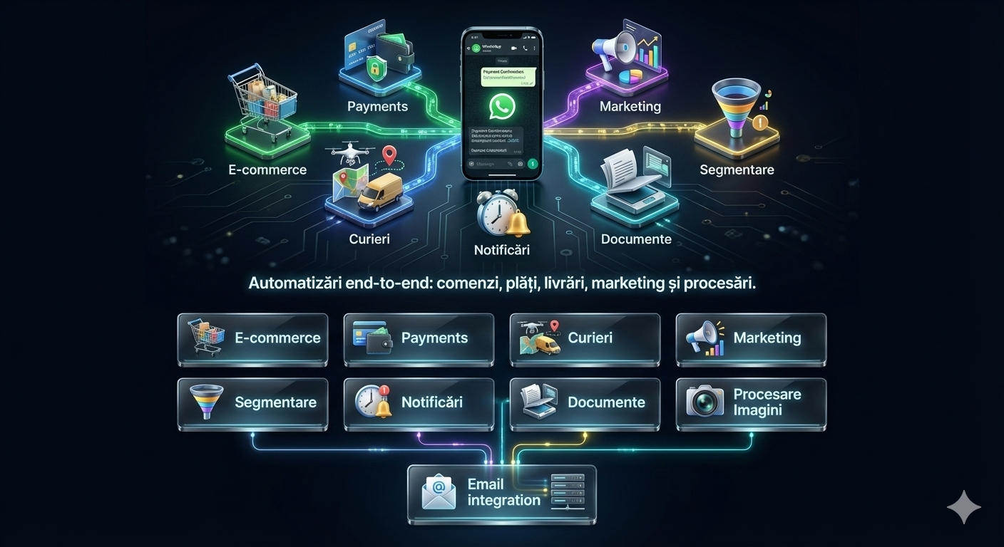 Automatizari WhatsApp - fluxuri si integrari